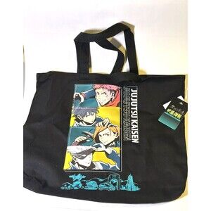 NEW JUJUTSU KAISEN Universal Studios Characters JJK anime Cotton Canvas Tote Bag
